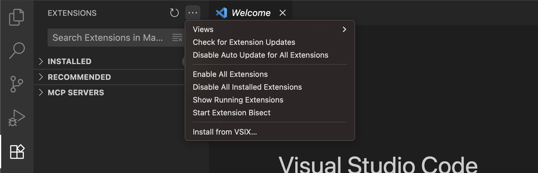 VSIX Installation
